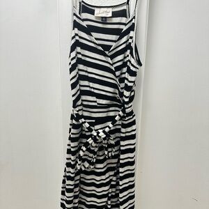 Black and white striped Universal Thread dress